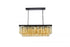 Elegant Lighting Sydney 12 light in Matte Black Chandelier Golden Teak (Smoky) Royal Cut Crystal Model: 1202D40MB-GT/RC