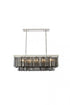 Elegant Lighting Sydney 12 light in Matte Black Chandelier Golden Teak (Smoky) Royal Cut Crystal Model: 1202D40MB-GT/RC