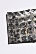 Elegant Lighting Tate 3 light bath sconce in black with clear crystals in Black and Clear Finish Model: LD7001W21BK