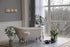 Elegant Lighting Tate 3 light bath sconce in black with clear crystals in Black and Clear Finish Model: LD7001W21BK