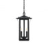 Elegant Lighting Thayer 7 inch Outdoor Pendant in Black Model: OD327H17BK