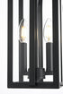Elegant Lighting Thayer 7 inch Outdoor Pendant in Black Model: OD327H17BK