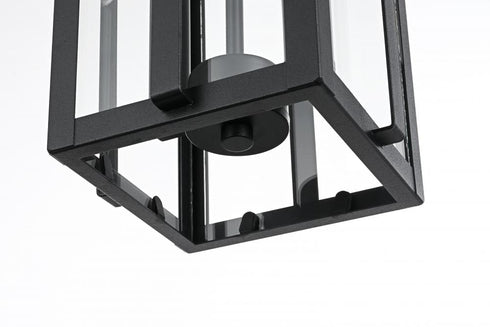 Elegant Lighting Thayer 7 inch Outdoor Pendant in Black Model: OD327H17BK