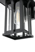 Elegant Lighting Thayer 7 inch Outdoor Pendant in Black Model: OD327W14BK
