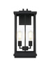 Elegant Lighting Theodore 2 Light Wall Sconce W9.4 Inch E7.8 Inch H20.5 Inch in Black Model: OD404W21BK