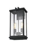 Elegant Lighting Theodore 2 Light Wall Sconce W9.4 Inch E7.8 Inch H20.5 Inch in Black Model: OD404W21BK