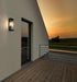Elegant Lighting Thompson 7 inch Outdoor Pendant in Black Model: OD371W16BK