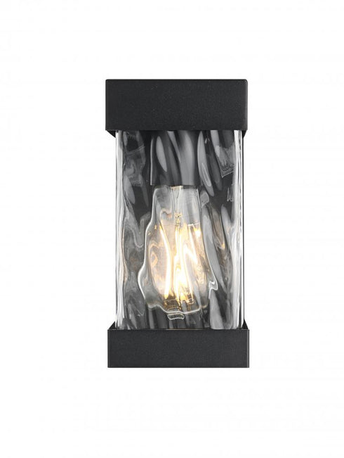 Elegant Lighting Thompson 7 inch Outdoor Pendant in Black Model: OD372W9BK