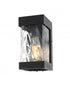 Elegant Lighting Thompson 7 inch Outdoor Pendant in Black Model: OD372W9BK