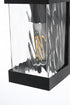Elegant Lighting Thompson 7 inch Outdoor Pendant in Black Model: OD372W9BK