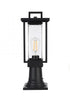Elegant Lighting Tilton 7 inch Outdoor Pendant in Black Model: OD319P18BK