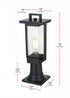 Elegant Lighting Tilton 7 inch Outdoor Pendant in Black Model: OD319P18BK