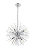 Elegant Lighting Timber 8 light in Chrome Pendant Model: LD5051D20C