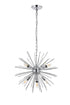 Elegant Lighting Timber 8 light in Chrome Pendant Model: LD5051D20C