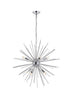 Elegant Lighting Timber 8 light in Chrome Pendant Model: LD5051D30C