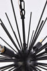 Elegant Lighting Timber 8 lights black pendant Model: LD5051D20BK