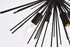 Elegant Lighting Timber 8 lights black pendant Model: LD5051D20BK