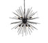 Elegant Lighting Timber 8 lights black pendant Model: LD5051D30BK