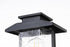 Elegant Lighting Tioga 7 inch Outdoor Pendant in Black Model: OD317P15BK