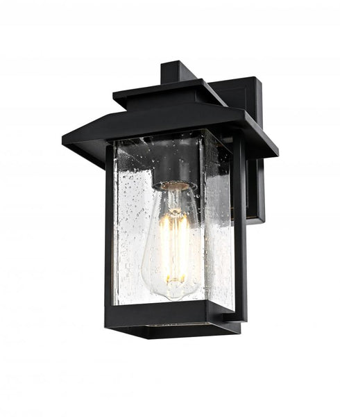 Elegant Lighting Tioga 7 inch Outdoor Pendant in Black Model: OD317W12BK