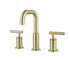 Elegant Lighting Tobias 8 Inch Widespread Double Handle Bathroom Faucet in Brushed Gold Model: FAV-1010BGD