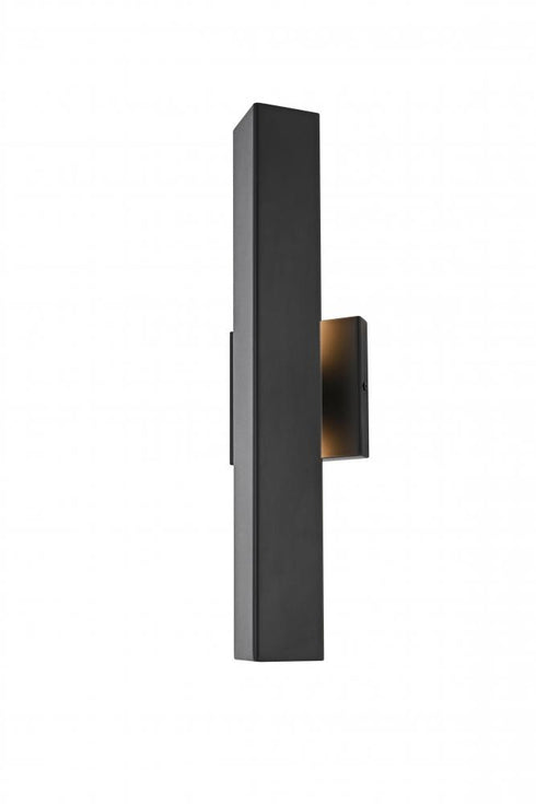 Elegant Lighting Troy 4.5 x 18 inch Outdoor Wall Sconce in Black Model: OD505W18BK