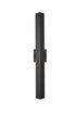 Elegant Lighting Troy 4.5 x 30 inch Outdoor Wall Sconce in Black Model: OD505W30BK