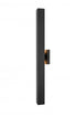 Elegant Lighting Troy 4.5 x 30 inch Outdoor Wall Sconce in Black Model: OD505W30BK