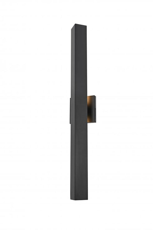 Elegant Lighting Troy 4.5 x 30 inch Outdoor Wall Sconce in Black Model: OD505W30BK