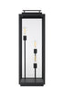 Elegant Lighting Valentin Lawn Light L11.9 Inch W11.9 Inch H35.5 Inch in Black Model: OD418L36BK