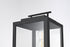 Elegant Lighting Valentin Lawn Light L8.3 Inch W8.3 Inch H17.5 Inch in Black Model: OD418L18BK
