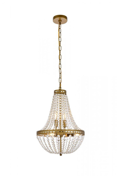 Elegant Lighting Valeria 5 Light Pendant Model: 1113D14C