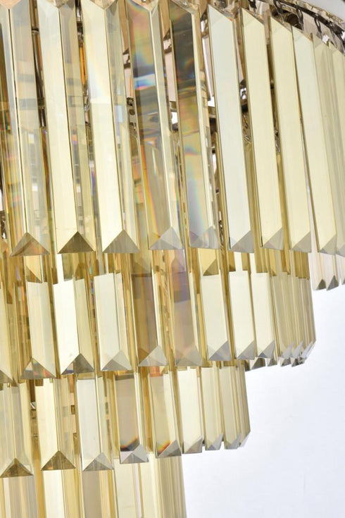 Elegant Lighting Valetta 12 Inch LED Linear Wall Sconce in Gold Model: 3501W12G
