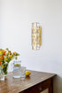 Elegant Lighting Valetta 12 Inch LED Linear Wall Sconce in Gold Model: 3501W12G
