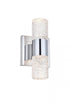 Elegant Lighting Vega 2 light in Chrome LED Wall Sconce Model: 5200W5C