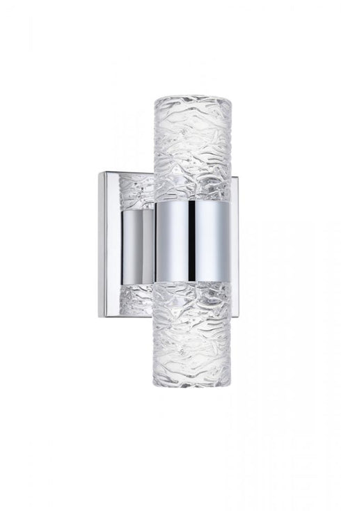 Elegant Lighting Vega 2 light in Chrome LED Wall Sconce Model: 5200W5C