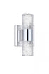 Elegant Lighting Vega 2 light in Chrome LED Wall Sconce Model: 5200W5C