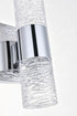 Elegant Lighting Vega 2 light in Chrome LED Wall Sconce Model: 5200W5C