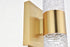 Elegant Lighting Vega 2 light in Gold LED Wall Sconce Model: 5200W5G
