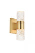 Elegant Lighting Vega 2 light in Gold LED Wall Sconce Model: 5200W5G