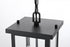 Elegant Lighting Venango 7 inch Outdoor Pendant in Black Model: OD324H14BK