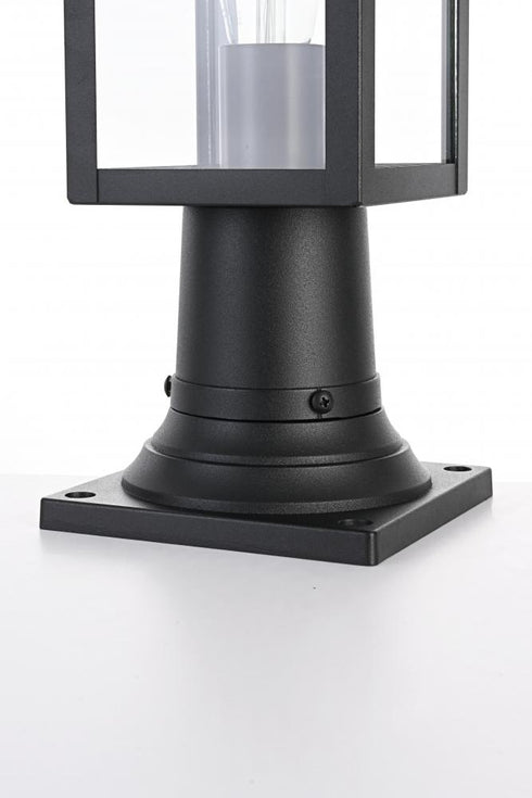 Elegant Lighting Venango 7 inch Outdoor Pendant in Black Model: OD324P16BK