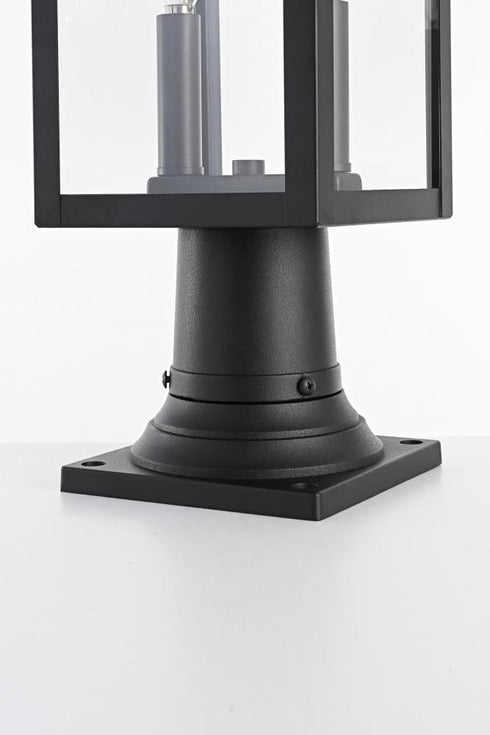 Elegant Lighting Venango 7 inch Outdoor Pendant in Black Model: OD324P19BK