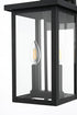 Elegant Lighting Venango 7 inch Outdoor Pendant in Black Model: OD324W15BK