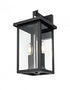 Elegant Lighting Venango 7 inch Outdoor Pendant in Black Model: OD324W15BK