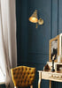 Elegant Lighting Vesa 6 inch Wall Sconce in Satin Gold Model: LD7323W6SG