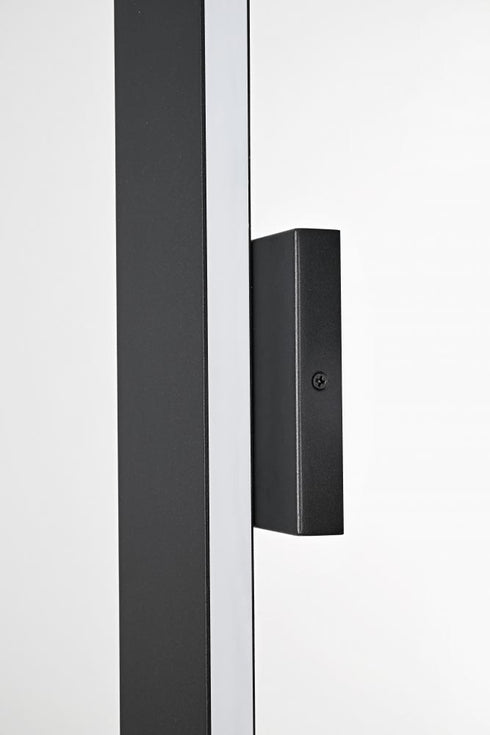 Elegant Lighting Waylen 4.5 x 40 inch Outdoor Wall Sconce in Black Model: OD506W40BK