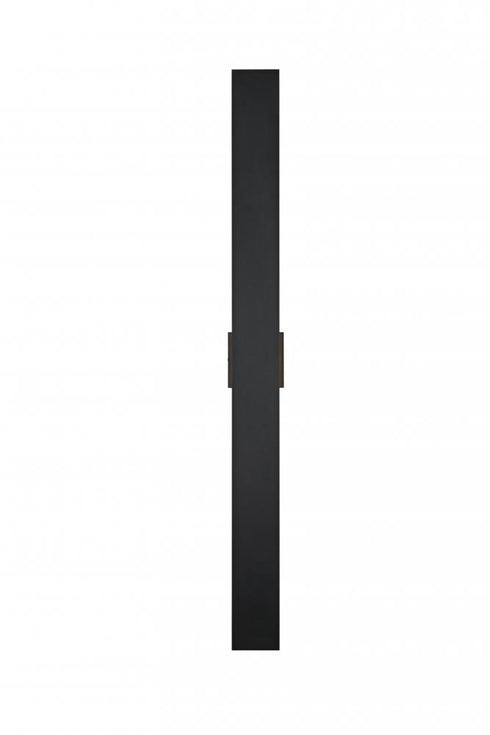 Elegant Lighting Waylen 4.5 x 48 inch Outdoor Wall Sconce in Black Model: OD506W48BK
