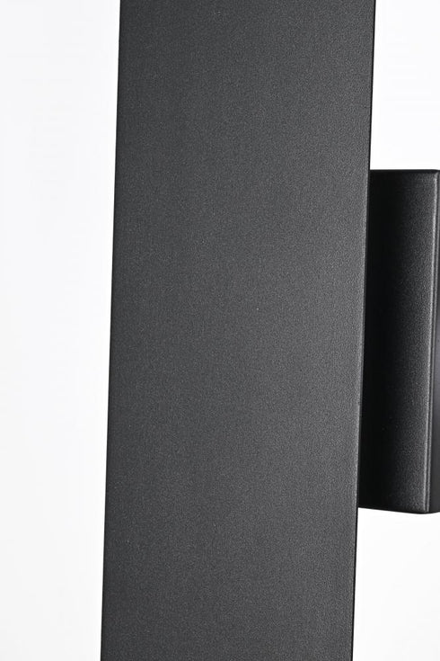 Elegant Lighting Waylen 4.5 x 48 inch Outdoor Wall Sconce in Black Model: OD506W48BK