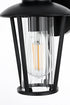 Elegant Lighting Wensley 7 inch Outdoor Pendant in Black Model: OD326W13BK